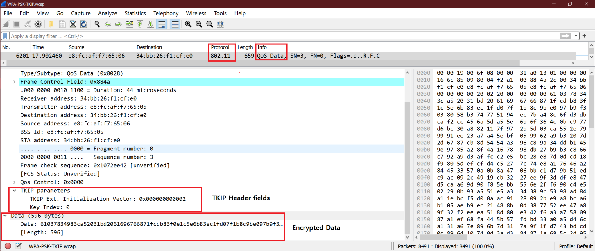 How to decrypt 802.11 ( WLAN / Wireless ) encrypted packets using ...